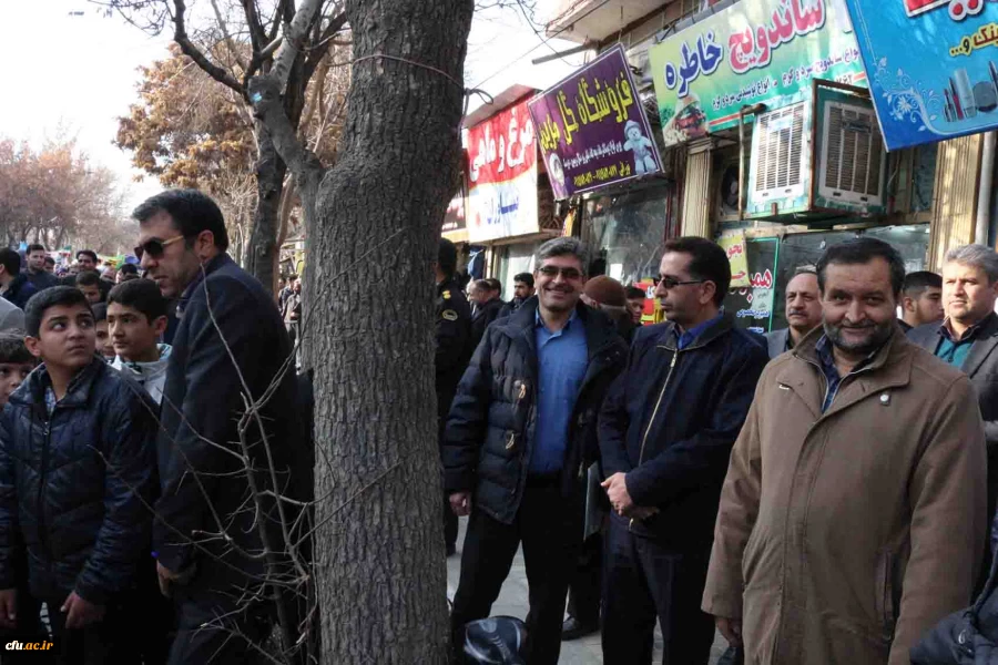 حضور کارکنان و دانشجویان دانشگاه فرهنگیان خراسان شمالی در مراسم بزرگداشت 9 دی 7