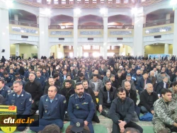 حضور مدیریت، مسئولین، اساتید و کارکنان دانشگاه فرهنگیان استان آذربایجان شرقی به همراه مردم شهیدپرور تبریز در مراسم بزرگداشت حماسه 9 دی در مصلی بزرگ تبریز 5