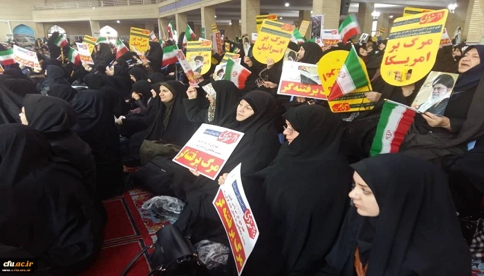 شرکت مسئولین،اساتید، کارکنان و دانشجویان پردیس ها و مراکز دانشگاه فرهنگیان آذربایجان غربی در همایش بزرگ روز بصیرت نهم دی ماه 2