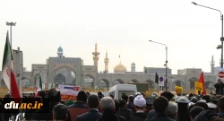 حضور پر شور دانشگاهیان دانشگاه فرهنگیان خراسان رضوی در راهپیمایی حماسه 9 دی 3