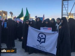 اجتماع با شکوه دانشجو معلمان و مسئولین دانشگاه فرهنگیان یزد در مراسم راهپیمایی حماسه 9 دی 4