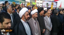 حضور پر شور دانشگاهیان دانشگاه فرهنگیان خراسان رضوی در راهپیمایی حماسه 9 دی 2