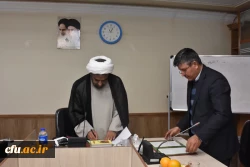 انعقاد تفاهم همکاری بین دانشگاه فرهنگیان استان اصفهان و مدیریت حوزه های علمیه خواهران استان
