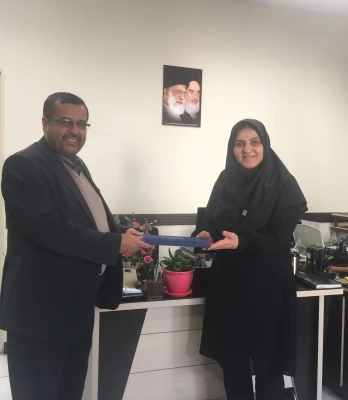 تقدیر از همکار محترم حوزه بهداشت و سلامت  2