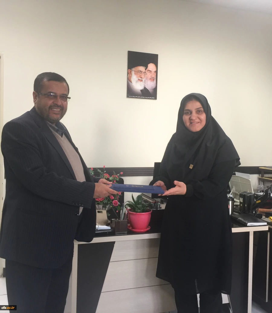 تقدیر از همکار محترم حوزه بهداشت و سلامت  2