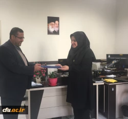 تقدیر از همکار محترم حوزه بهداشت و سلامت  4