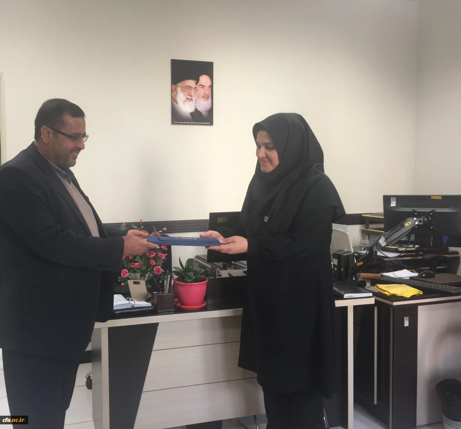 تقدیر از همکار محترم حوزه بهداشت و سلامت  4