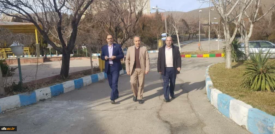 بازدید مدیرکل محترم پشتیبانی و رفاه دانشگاه فرهنگیان از پردیس های استان مرکزی
 3