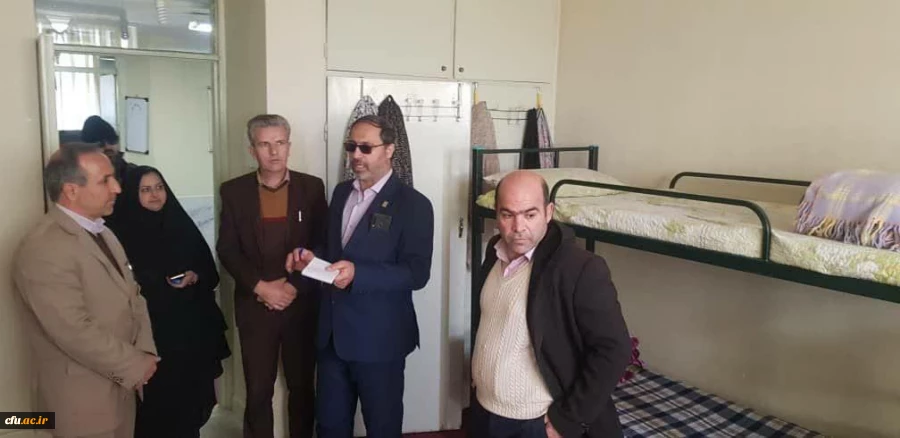 بازدید مدیرکل محترم پشتیبانی و رفاه دانشگاه فرهنگیان از پردیس های استان مرکزی
 4