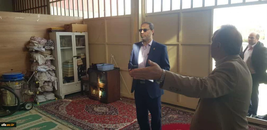 بازدید مدیرکل محترم پشتیبانی و رفاه دانشگاه فرهنگیان از پردیس های استان مرکزی
 7