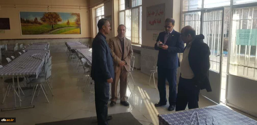 بازدید مدیرکل محترم پشتیبانی و رفاه دانشگاه فرهنگیان از پردیس های استان مرکزی
 8