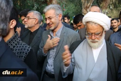 حضور پرشور مدیریت،مسئولین،اساتید،کارکنان و دانشجو معلمان دانشگاه فرهنگیان استان خوزستان در مراسم تشییع پیکر سردار شهید حاج قاسم سلیمانی