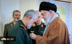 متن پیام اداره کل امور شاهد و ایثارگران دانشگاه فرهنگیان به خانواده تنها شهید دارای نشان ذوالفقار ایران اسلامی 
 3