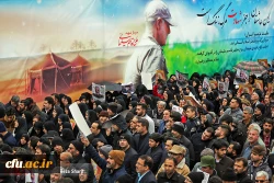 حضور مسئولین و کارکنان دانشگاه فرهنگیان استان اصفهان در مراسم بزرگداشت سردار حاج قاسم سلیمانی