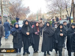 حضور مسئولین و کارکنان دانشگاه فرهنگیان استان اصفهان در مراسم بزرگداشت سردار حاج قاسم سلیمانی