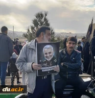 بدرقه با شکوه ابدان مطهر سردار رشید اسلام حاج قاسم سلیمانی و همرزمان مجاهدش توسط مردم انقلابی قم  4