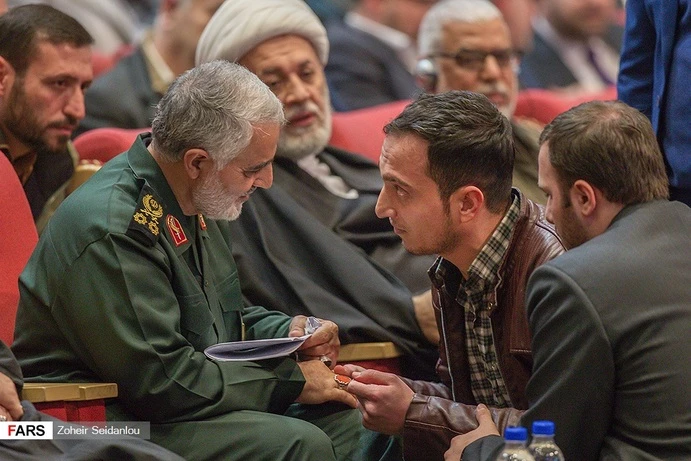 تصاویر سردار سلیمانی قبل از شهادت 3