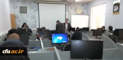 کارگاه آموزشی نحوه اجرای دروس رسمی الکترونیکی اساتید دانشگاه فرهنگیان 