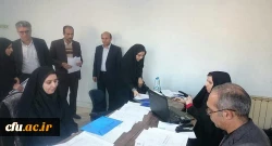بازدید سرپرست دانشگاه فرهنگیان لرستان از فرایند مصاحبه مهارت آموزان ماده 28 2