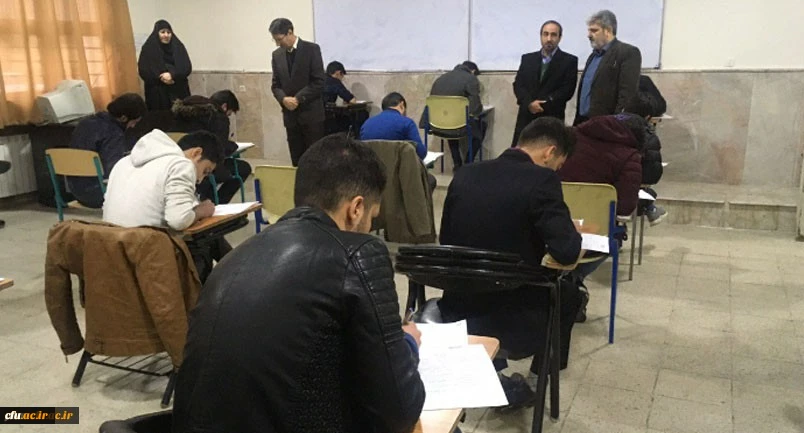 بازدید مدیر امور پردیس های دانشگاه فرهنگیان خراسان رضوی از حوزه برگزاری آزمون های پایان نیم سال پردیس شهید بهشتی