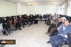 کارگاه نحوه اجرای دروس رسمی الکترونیکی استادان دانشگاه فرهنگیان استان قزوین 8