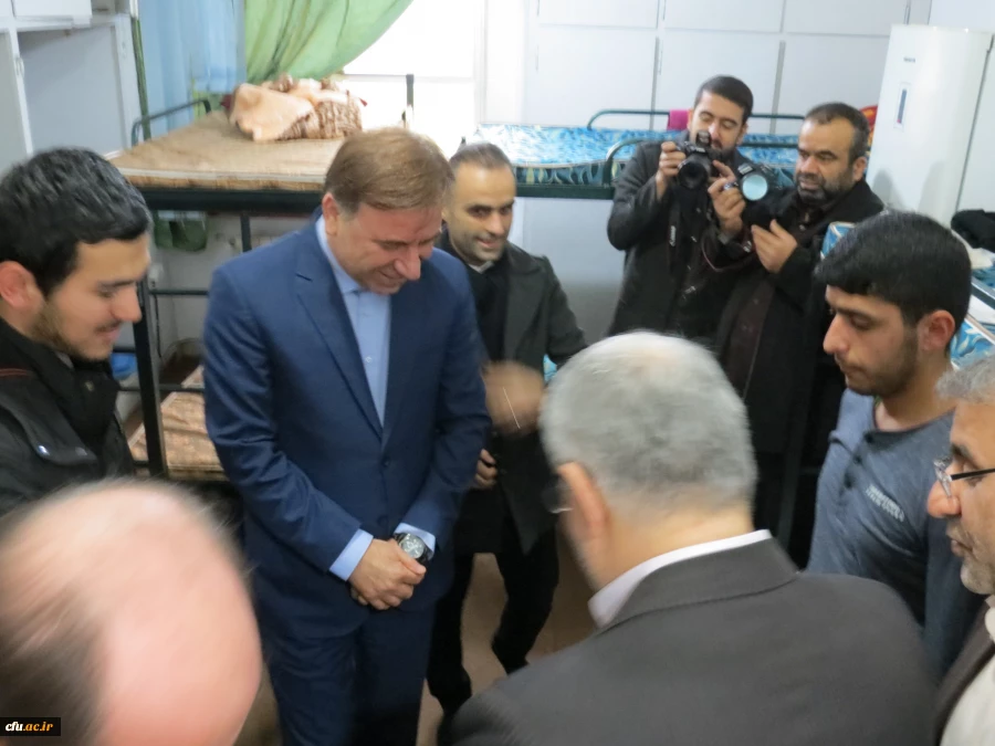 بازدید استاندار گیلان از سرای دانشجویی و فضای آموزشی دانشگاه فرهنگیان گیللان 3