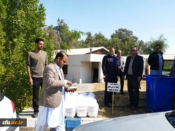 حمایت دانشگاه فرهنگیان سیستان و بلوچستان از سیل زدگان جنوب استان