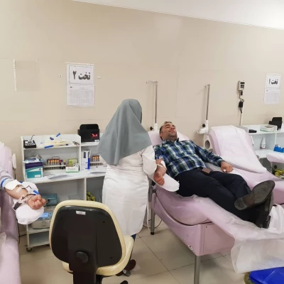 اهداء خون همکاران سازمان مرکزی به سیل زدگان استان سیستان و بلوچستان 5