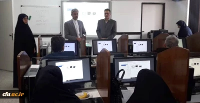 کارگاه نحوه اجرای دروس رسمی الکترونیکی اساتید دانشگاه فرهنگیان استان خوزستان 