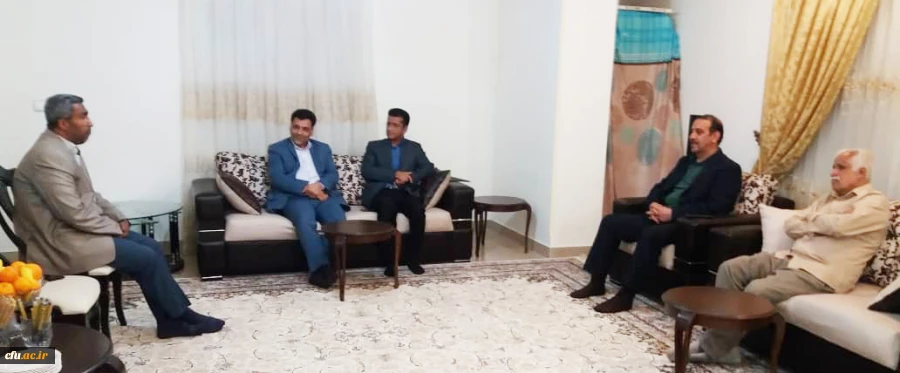 دیدار سرپرست معاونت فرهنگی و اجتماعی دانشگاه فرهنگیـان با خانواده شهید تنیده از شهـدای تربیت معلم استان هرمزگان 2