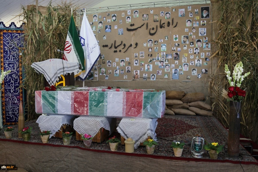 مراسم استقبال از پیکر مطهر شهید گمنام دفاع مقدس در پردیس امام خمینی (ره)گرگان
 7