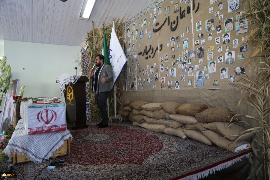 مراسم استقبال از پیکر مطهر شهید گمنام دفاع مقدس در پردیس امام خمینی (ره)گرگان
 11