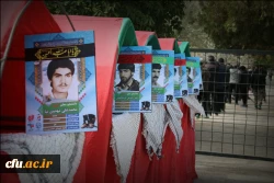 تشییع و تدفین شهید گمنام در دانشگاه فرهنگیان یزد 16