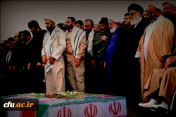 تشییع و تدفین شهید گمنام در دانشگاه فرهنگیان یزد 23