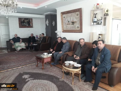 با حضور مشاور ریاست دانشگاه فرهنگیان در امور ایثارگران انجام شد:

عیادت مسئولین دانشگاه فرهنگیان استان و سازمان مرکزی از برادران جانباز مشهدی عبادی