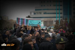 تشییع و تدفین شهید گمنام در دانشگاه فرهنگیان یزد 8