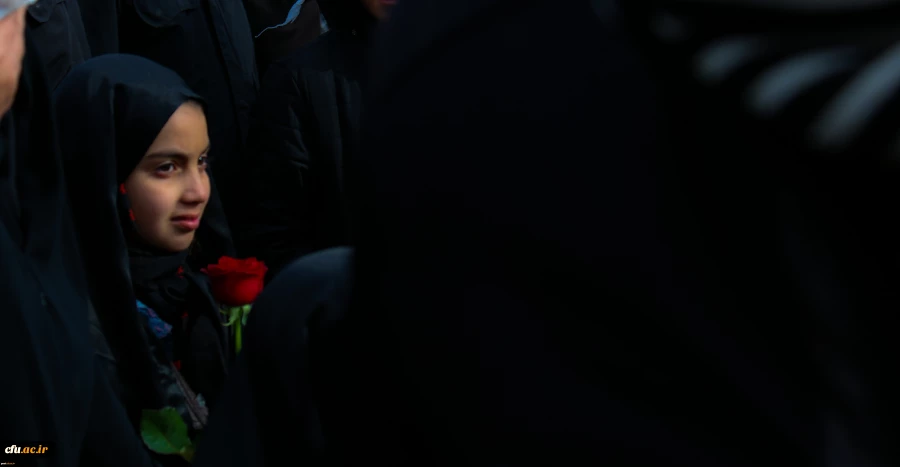 حضور مشاور ریاست دانشگاه و مدیر کل امور شاهد و ایثارگران دانشگاه فرهنگیان در مراسم تشییع و تدفین شهید گمنام در دانشگاه فرهنگیان یزد 7