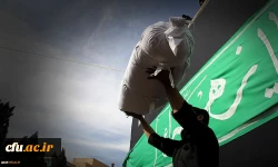 حضور مشاور ریاست دانشگاه و مدیر کل امور شاهد و ایثارگران دانشگاه فرهنگیان در مراسم تشییع و تدفین شهید گمنام در دانشگاه فرهنگیان یزد 8