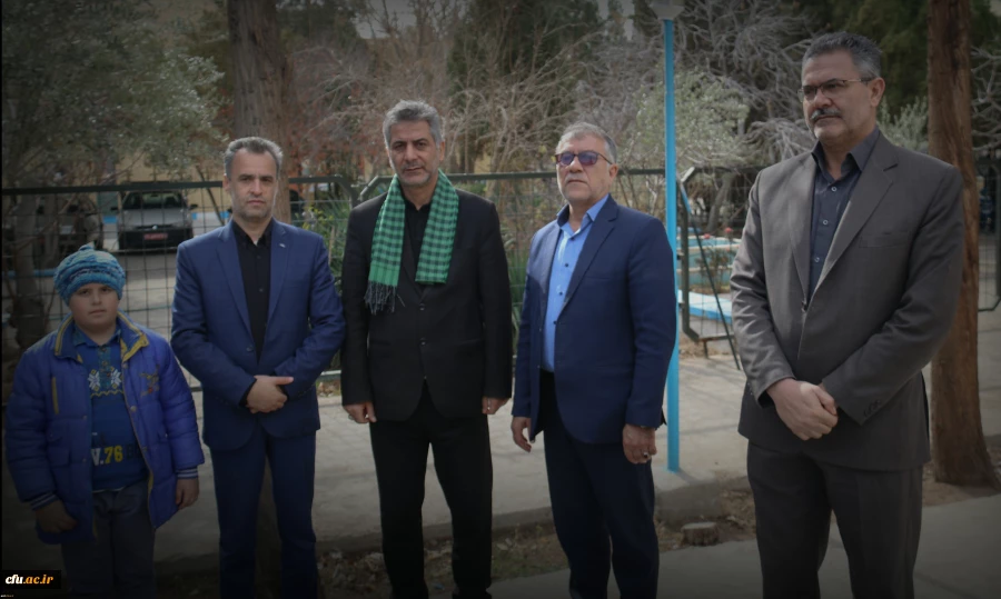 حضور مشاور ریاست دانشگاه و مدیر کل امور شاهد و ایثارگران دانشگاه فرهنگیان در مراسم تشییع و تدفین شهید گمنام در دانشگاه فرهنگیان یزد 10