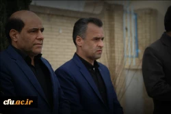 حضور مشاور ریاست دانشگاه و مدیر کل امور شاهد و ایثارگران دانشگاه فرهنگیان در مراسم تشییع و تدفین شهید گمنام در دانشگاه فرهنگیان یزد 13