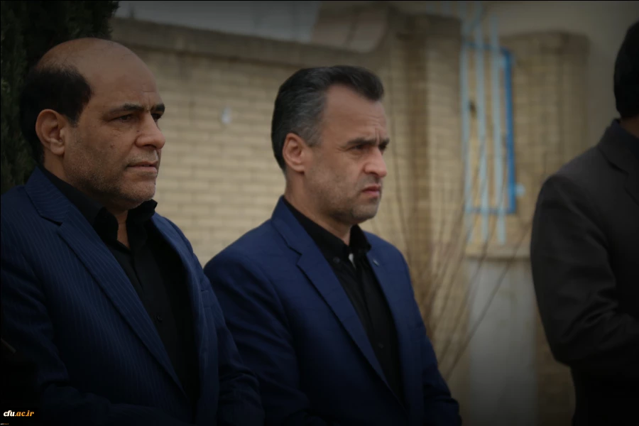 حضور مشاور ریاست دانشگاه و مدیر کل امور شاهد و ایثارگران دانشگاه فرهنگیان در مراسم تشییع و تدفین شهید گمنام در دانشگاه فرهنگیان یزد 13