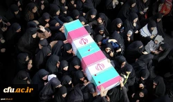 حضور مشاور ریاست دانشگاه و مدیر کل امور شاهد و ایثارگران دانشگاه فرهنگیان در مراسم تشییع و تدفین شهید گمنام در دانشگاه فرهنگیان یزد 16