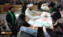 حضور مشاور ریاست دانشگاه و مدیر کل امور شاهد و ایثارگران دانشگاه فرهنگیان در مراسم تشییع و تدفین شهید گمنام در دانشگاه فرهنگیان یزد 25