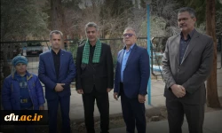 حضور مشاور ریاست دانشگاه و مدیر کل امور شاهد و ایثارگران دانشگاه فرهنگیان در مراسم تشییع و تدفین شهید گمنام در دانشگاه فرهنگیان یزد 34