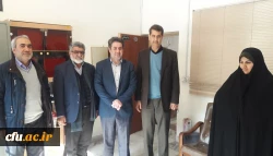 آقای دکتر عسکری مشاور ریاست محترم دانشگاه و آقای دکتر احمدی معاون اداره کل نظارت وارزیابی دانشگاه فرهنگیان کشور با حضور در پردیس های شهید رجایی و علامه طباطبایی خواهران از مراکز مصاحبه مهارت آموزان ماده 28 بازدید بعمل آوردند 3