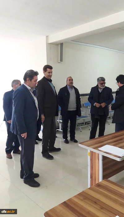 آقای دکتر عسکری مشاور ریاست محترم دانشگاه و آقای دکتر احمدی معاون اداره کل نظارت وارزیابی دانشگاه فرهنگیان کشور با حضور در پردیس های شهید رجایی و علامه طباطبایی خواهران از مراکز مصاحبه مهارت آموزان ماده 28 بازدید بعمل آوردند 7