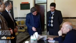 آقای دکتر طاهر روشندل معاون آموزش و تحصیلات تکمیلی دانشگاه فرهنگیان کشور از روند اجرایی مصاحبه مهارت آموزان ماده 28 بازدید نمودند 2