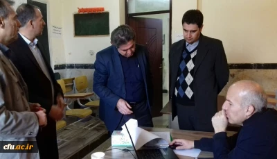 معاون آموزش و تحصیلات تکمیلی دانشگاه فرهنگیان کشور از روند اجرایی مصاحبه مهارت آموزان ماده 28 بازدید کرد