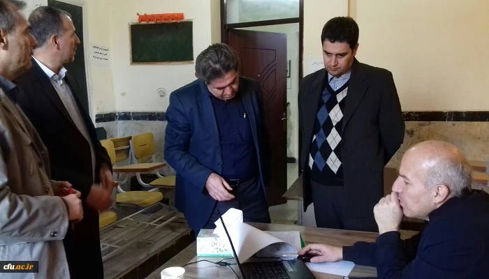 آقای دکتر طاهر روشندل معاون آموزش و تحصیلات تکمیلی دانشگاه فرهنگیان کشور از روند اجرایی مصاحبه مهارت آموزان ماده 28 بازدید نمودند 2