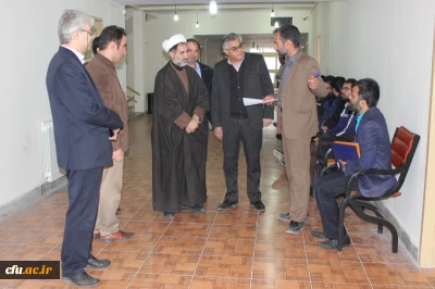 بازدید رئیس دانشگاه فرهنگیان کرمان از فرآیند مصاحبه آزمون استخدام پیمانی آموزش و پرورش – بهمن ماه 98